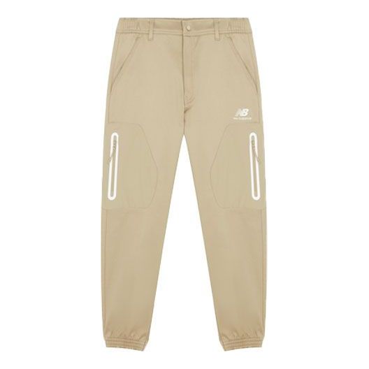 New Balance Logo Classic Cotton Pants Asia Sizing 'Khaki' AMP14325-BEI