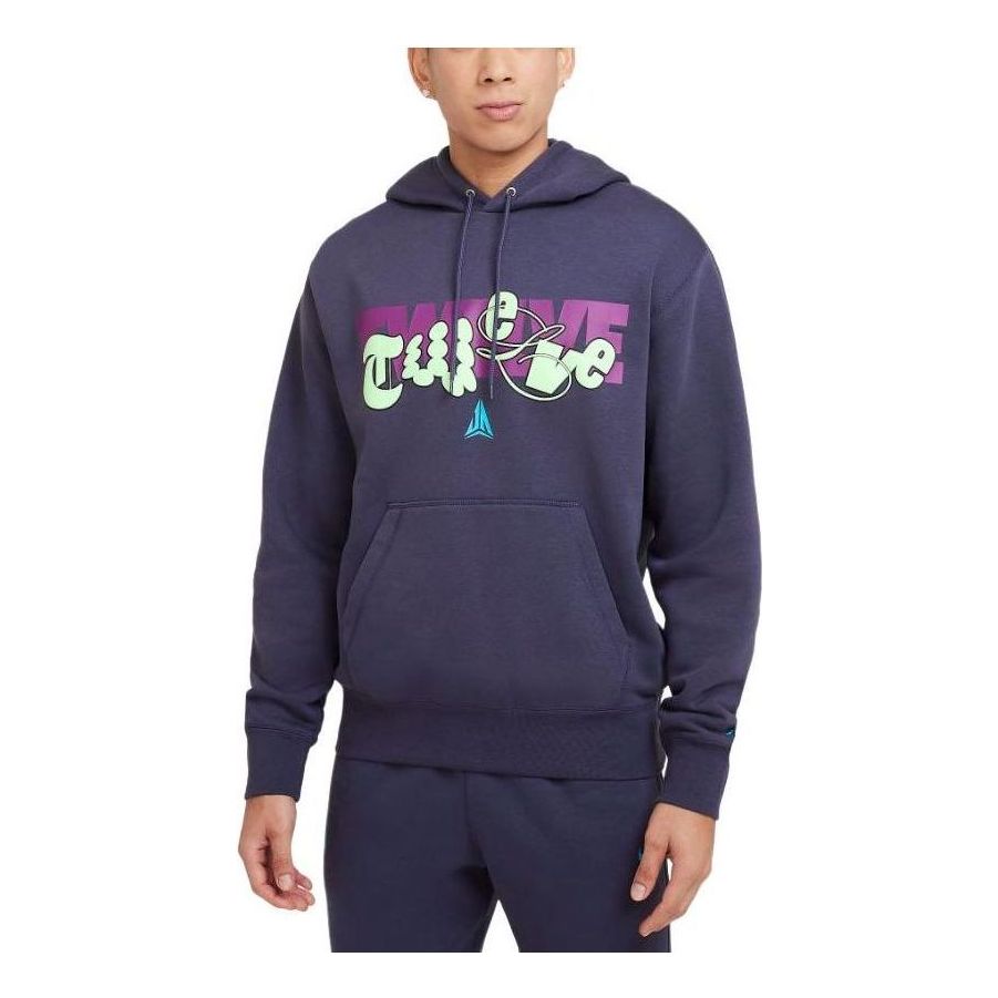 Nike Ja Fleece Basketball Hoodie 'Purple' FZ1038-573