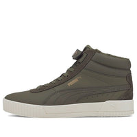 (WMNS) PUMA Carina Mid Winterized 'Green White' 374140-02