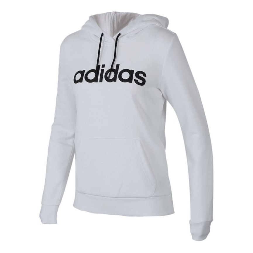 (WMNS) adidas neo Ce Sports Pullover hooded Long Sleeves White DX0659