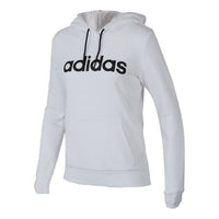 (WMNS) adidas neo Ce Sports Pullover hooded Long Sleeves White DX0659