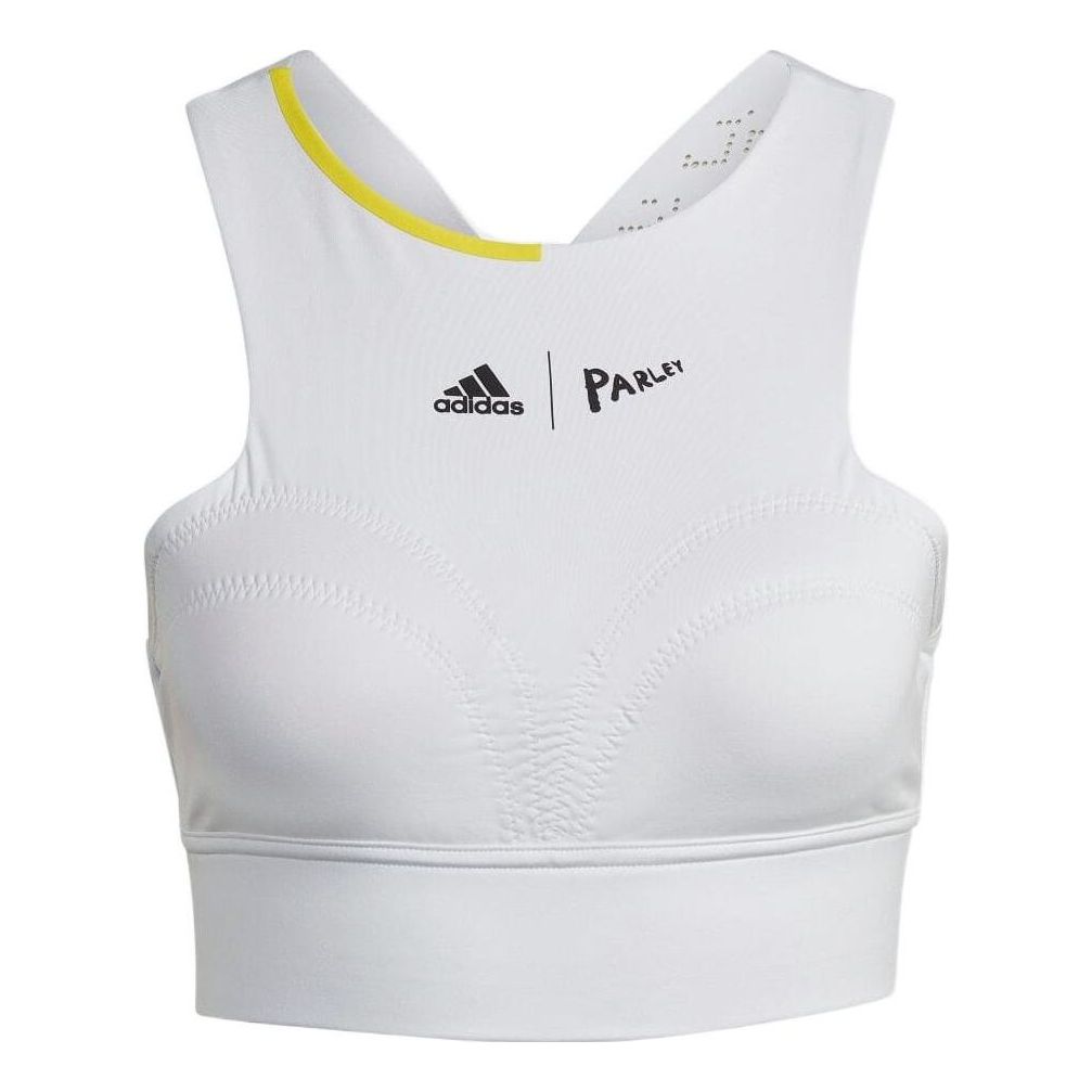 (WMNS) adidas London Crop Sports Bra Asia Sizing 'White' HF6319