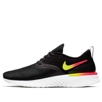 (WMNS) Nike Odyssey React Flyknit 2 'Black Yellow Red' CJ1619-001