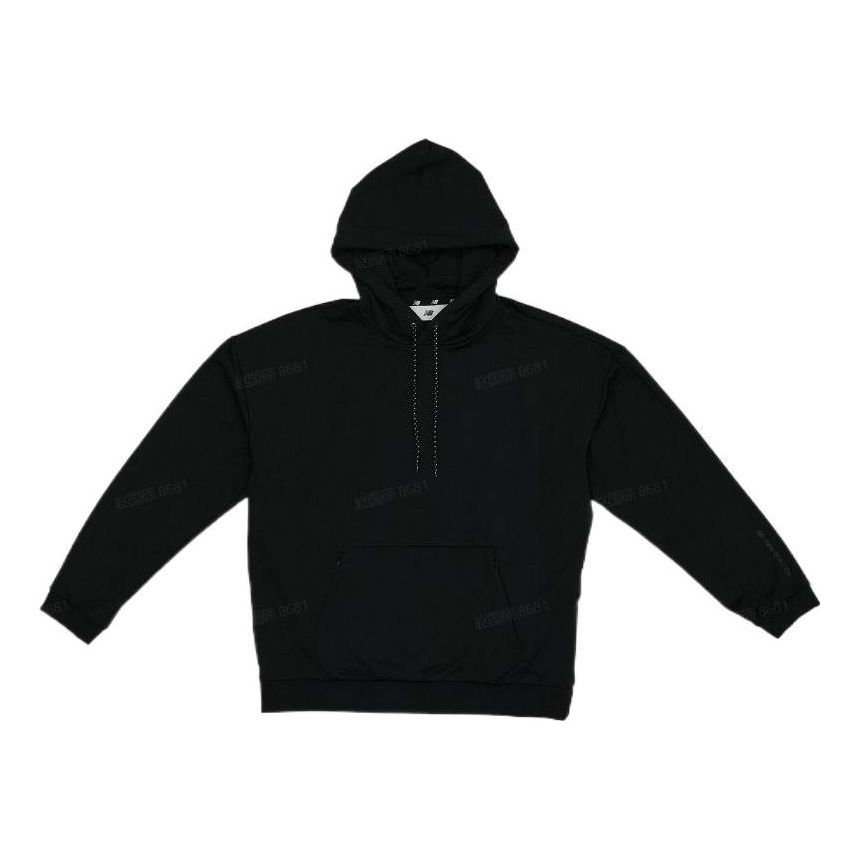 New Balance MET24 Hoodie Asia Sizing 'Black' AMT25004-BK