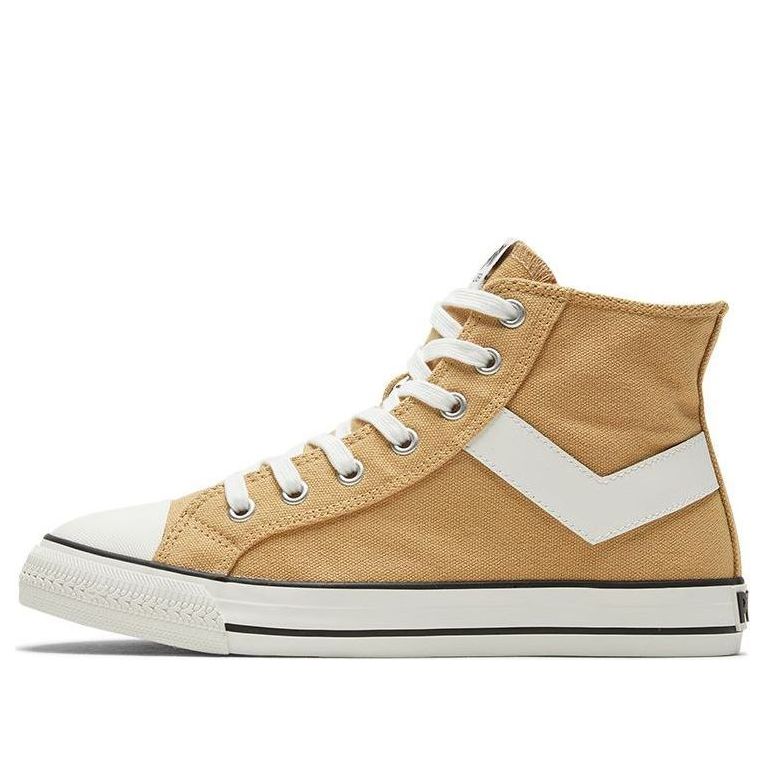 PONY High-Top Canvas Shoes Khaki 02M1SH02KK