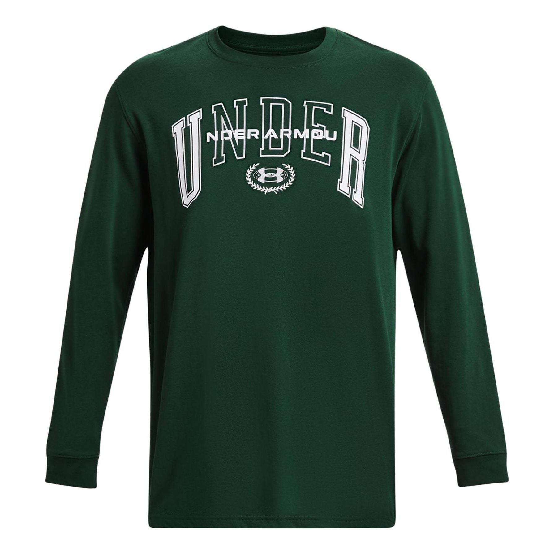Under Armour Crest Heavyweight Long Sleeve T-shirt 'Green' 1379576-322