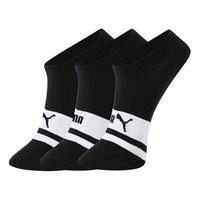 PUMA Unisex Invisible Socks 3 pack 'Black White' 701206513-001
