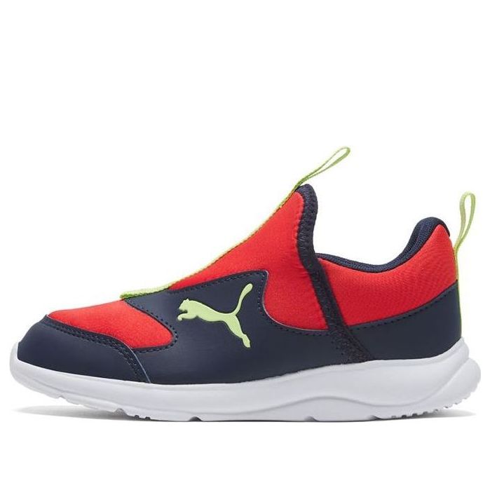 (GS) PUMA Fun Racer Slip On Red/Black/Yellow 193668-01