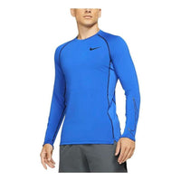 Nike Pro Dri-FIT Slim Fit Long-Sleeve Top 'Blue' DD1980-480