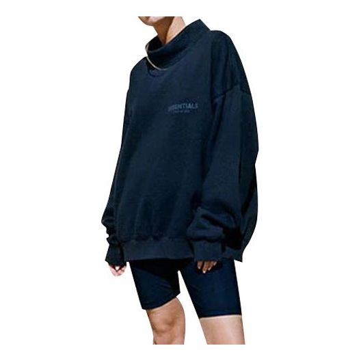 FOG Essentials SS20 Alphabet Round Neck Long Sleeves Black FOG-SS20-105