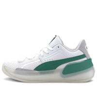 (GS) PUMA Clyde Hardwood Low Top White/Green 193847-02