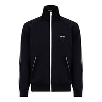 Men's KENZO Zipper Casual Long Sleeves Jacket Black F965BL7514CA-99