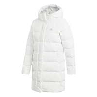 (WMNS) adidas Outdoor MID Down Coat Asia Sizing 'White' GE9992