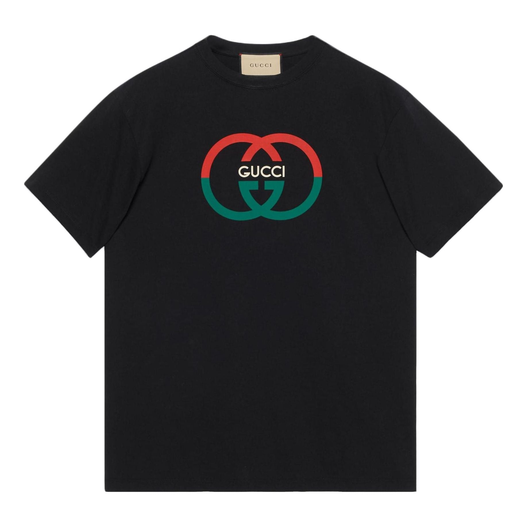 Gucci Cotton Jersey Printed T-Shirt 'Black' 771758-XJF68-1152