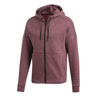 Men's adidas Sports Stylish Knit Red Brown Jacket CY9861