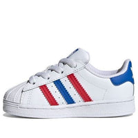 (TD) adidas originals Superstar 'White Red Blue' FW5849