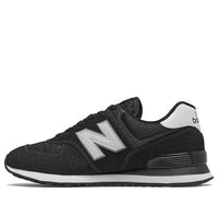 New Balance 574 Shoes Black/White ML574EE2