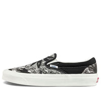Vans OG Classic Slip-On LX 'Palm Acid Wash Summer Leaf - Black' VN0A45JK4KA