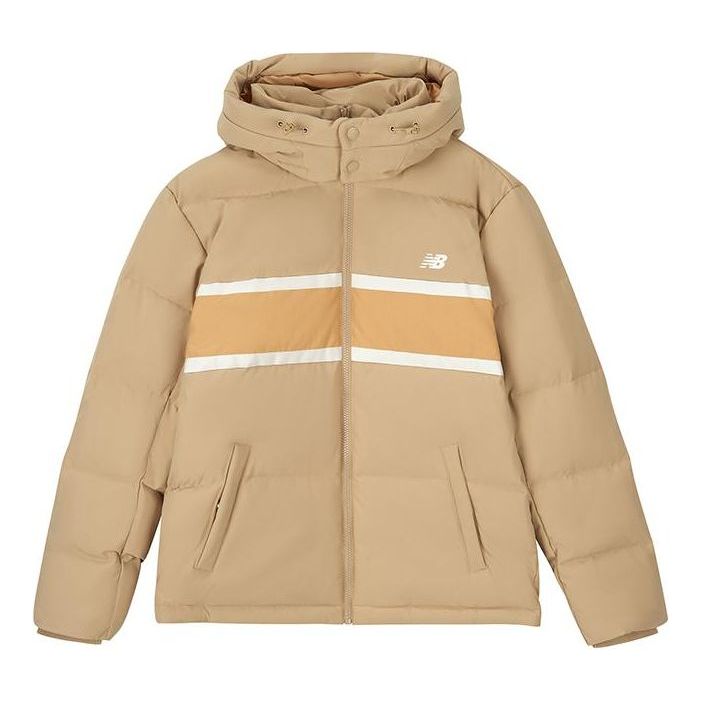 New Balance Sportswear Jacket Asia Sizing 'Khaki White' AMJ33341-INC