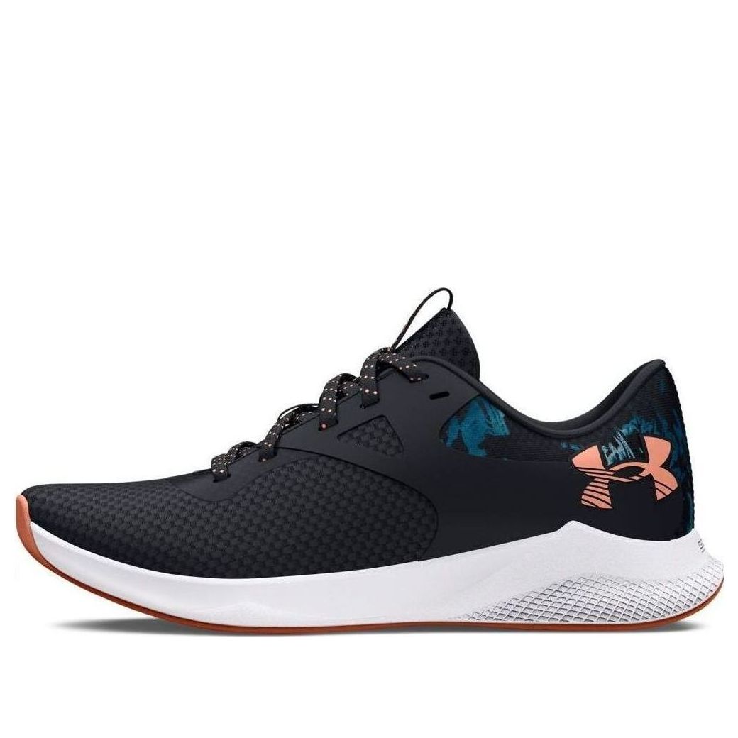 (WMNS) Under Armour Charged Aurora 2 'Black Orange White' 3025238-004