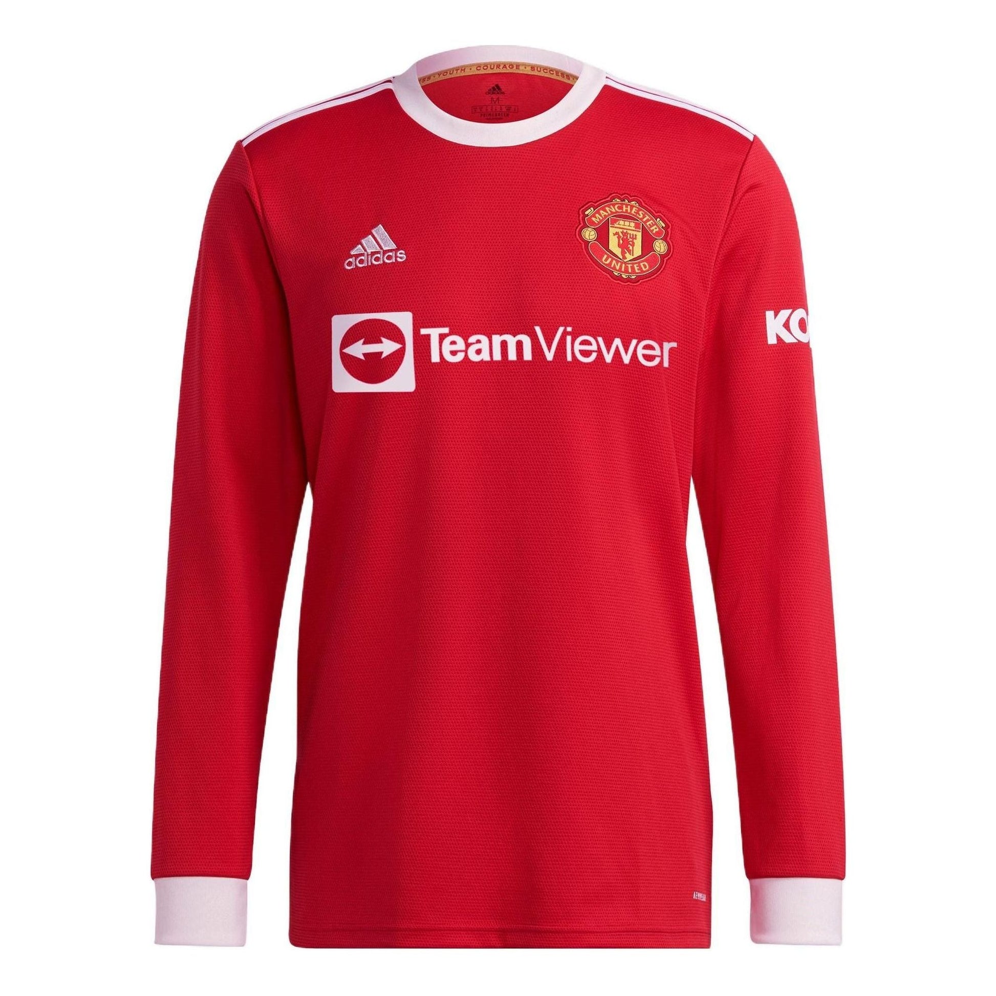 adidas Manchester United 21/22 Long Sleeve Home Jersey 'Red' GR3779