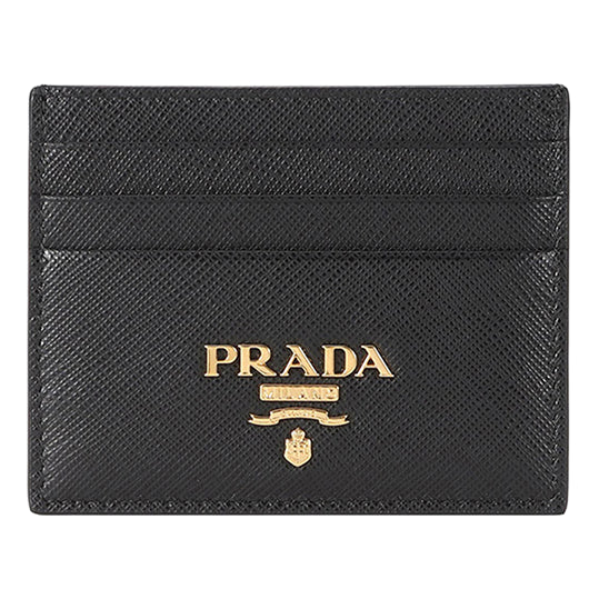 (WMNS) PRADA FW25 Saffiano Leather Card Holder 'Black' 1MC025-QWA-F0002