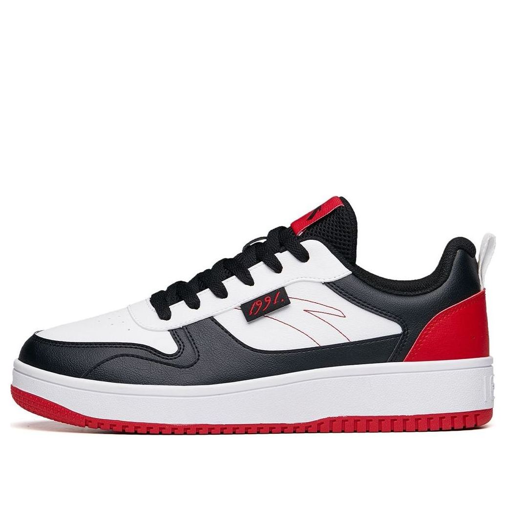 ANTA Skateboarding Series Sneakers 'White Black Red' 912138012-4