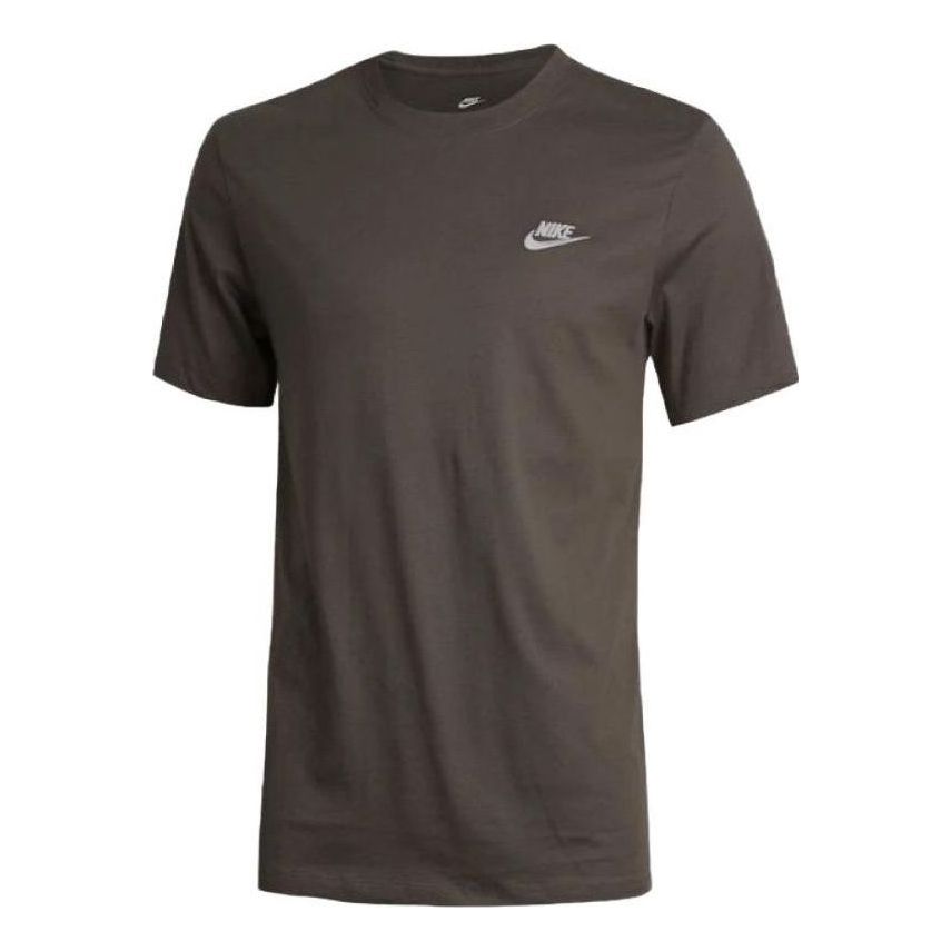 Nike Sportswear Club T-Shirt 'Brown' AR4997-004