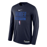 Nike x NBA Oklahoma City Thunder Long Sleeve 'Blue' DR6533-419