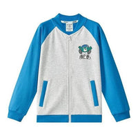 (GS) Skechers Graphic Baseball Jacket 'Grey Blue Red' L322B021