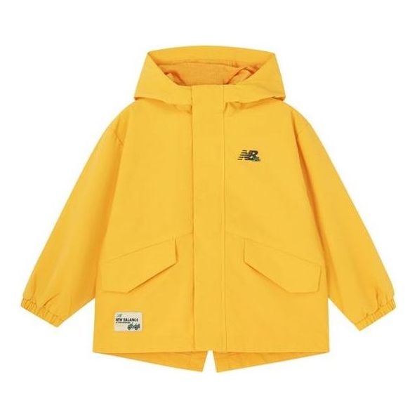 (GS) New Balance Logo Jacket Asia Sizing 'Yellow' 7AD13023-YW