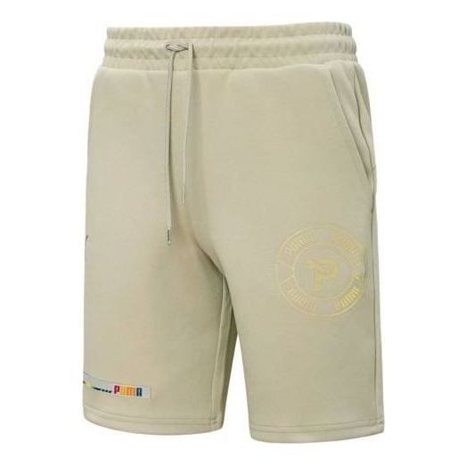 PUMA Mix Badge Shorts 'Beige' 537041-64