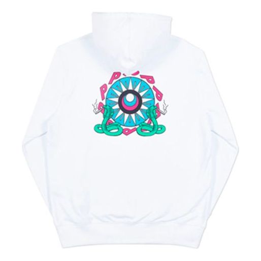 PALACE BUNNING SNAKE HOOD Back Printing Unisex White P15HD029