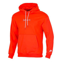 Men's Nike Hooded Casual Sports Pullover Orange CI9407-891