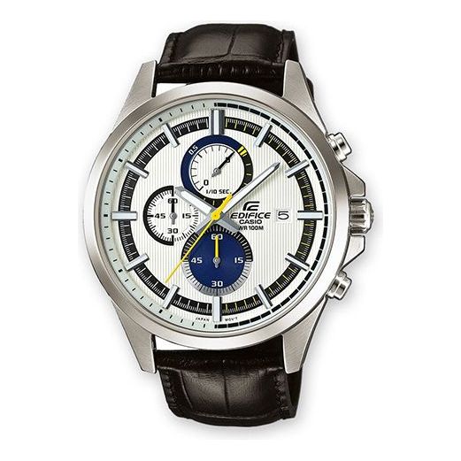 CASIO EDIFICE Mens SilverBlack Analog EFV-520L-7AVUEF2021