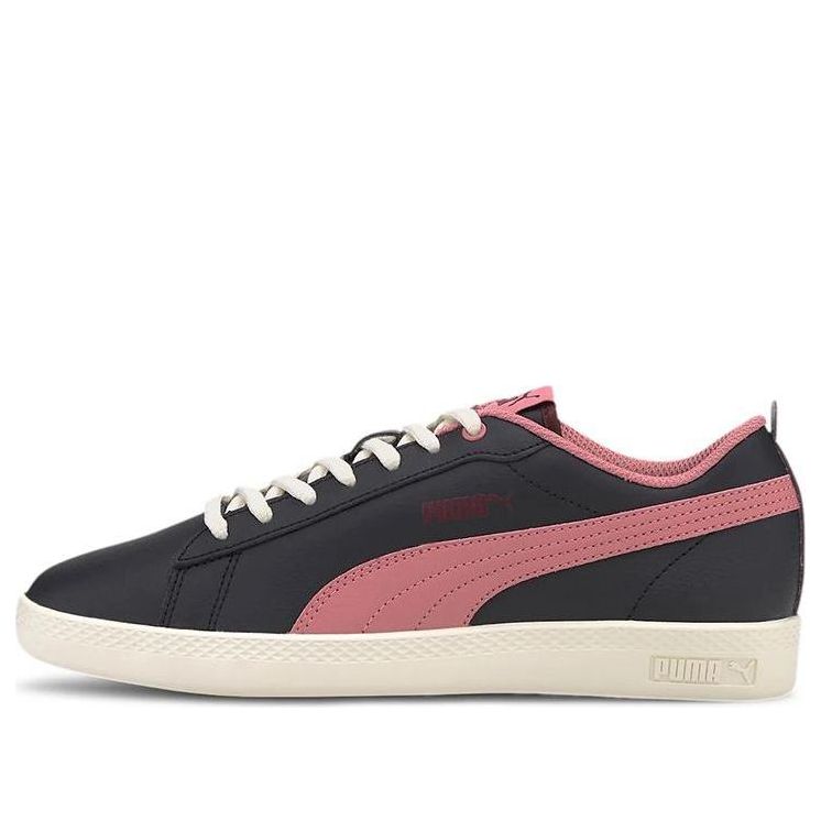 (WMNS) PUMA Smash v2 Black/Pink 365208-22