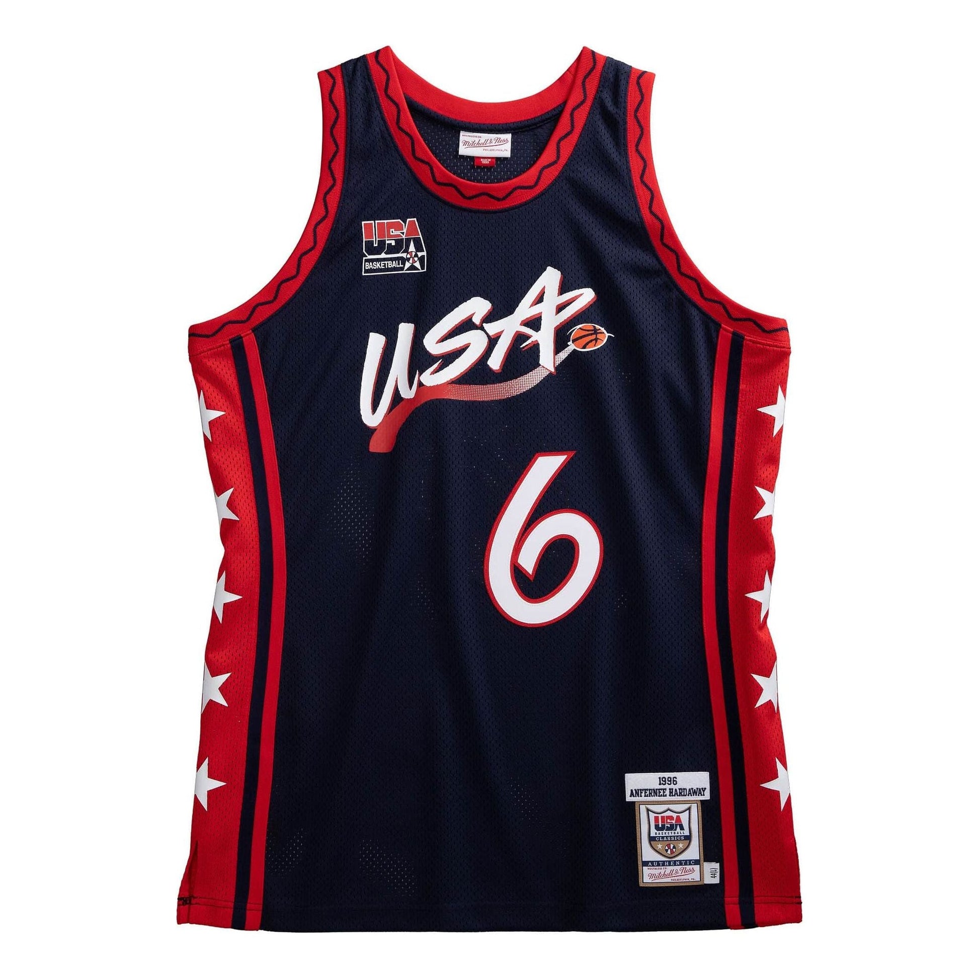 Mitchell & Ness Team USA 1996-97 Jerseys 'Penny Hardaway 6' AJY4LG19094-USANAVY96PHA