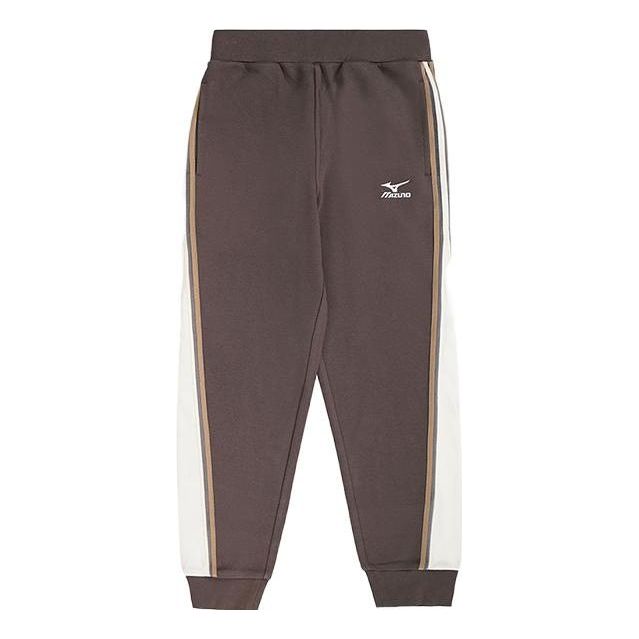 (GS) Mizuno Casual Track Pants 'Brown' 32CF3952