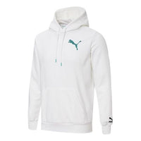 PUMA logo Printing Casual Sports Pullover White 596632-12