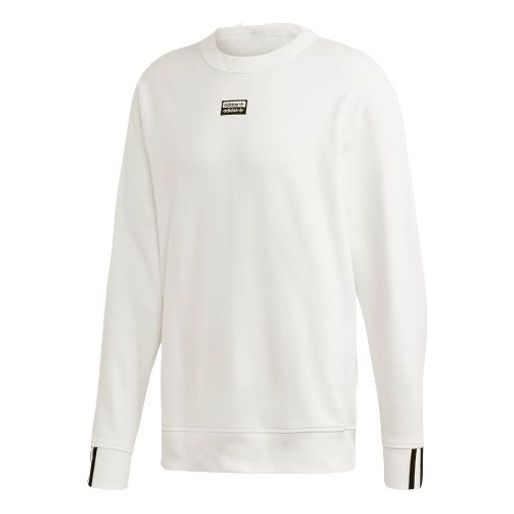 adidas originals Men's F A Crew Sports Fleece White FM2261