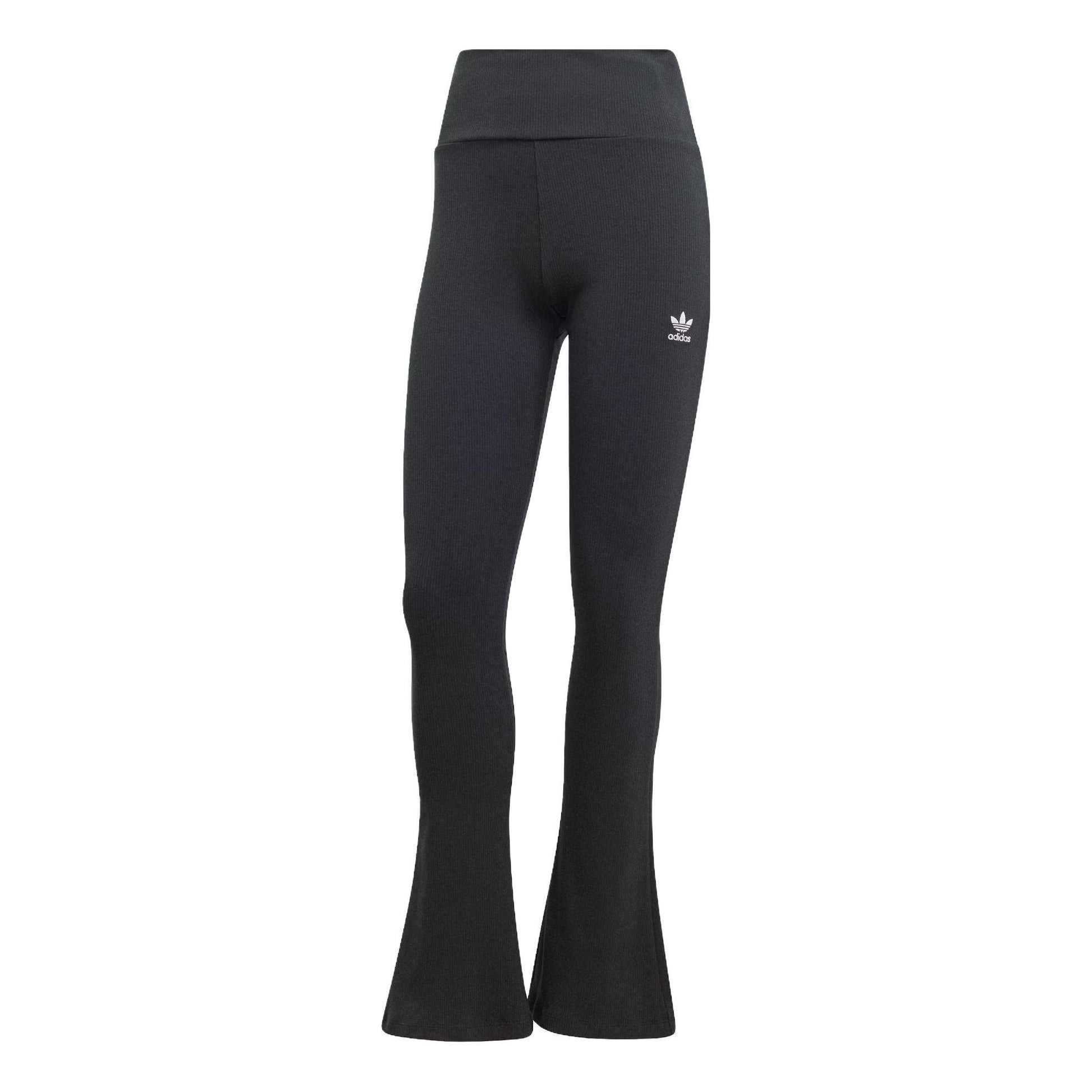 (WMNS) adidas Essentials Rib Flared Pant 'Black' II8056