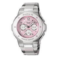 CASIO Baby-G 'Silver Pink' MSG-300C-7B2D