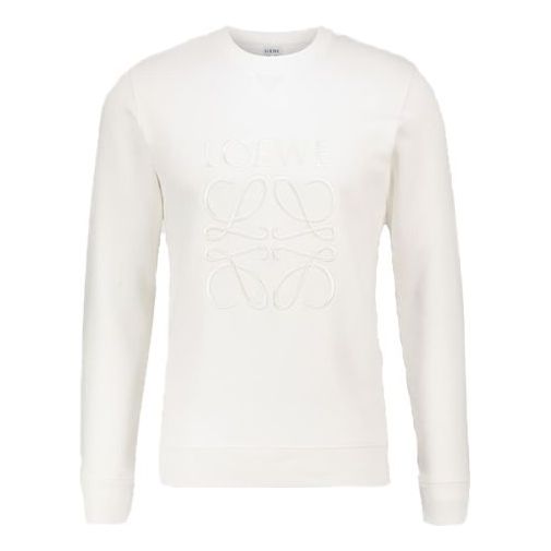 Men's LOEWE Anagram Embroidered Sports White P00487525