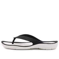 (WMNS) Crocs Swiftwater Sports slippers 'Black White' 204974-066