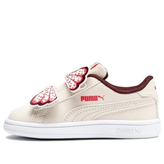 (TD) PUMA Smash v2 Butterfly AC Leisure/Board Shoes Creamy/White 370096-03