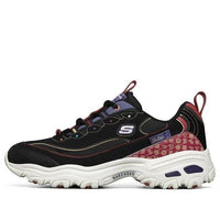 Skechers D lites Low-Top Running Shoes Black 666169-BKMT