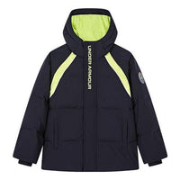 (GS) Under Armour Casual Down Jacket 'Black Green' 234106066