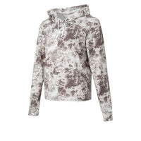 (WMNS) Under Armour Rival Terry Printed Hoodie 'White Brown' 1373035-592