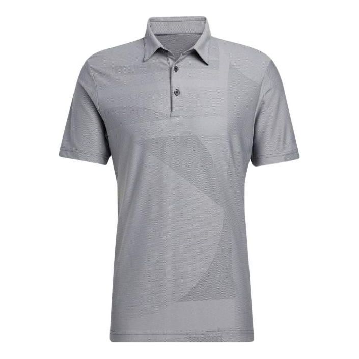adidas Jacquard Polo Shirt 'Grey' HA9169