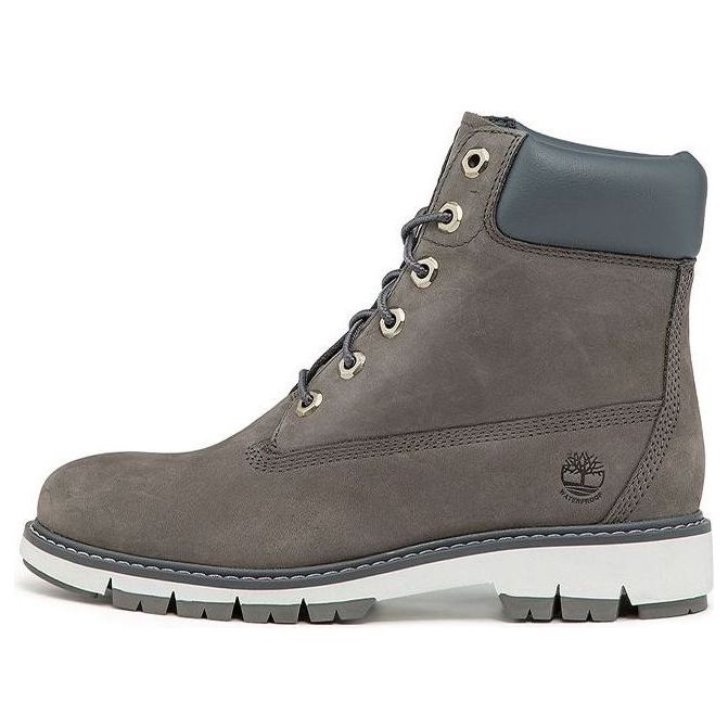 (WMNS) Timberland Lucia Way 6 Inch Waterproof Wide Fit Boots 'Medium Grey Nubuck' A2KUGW